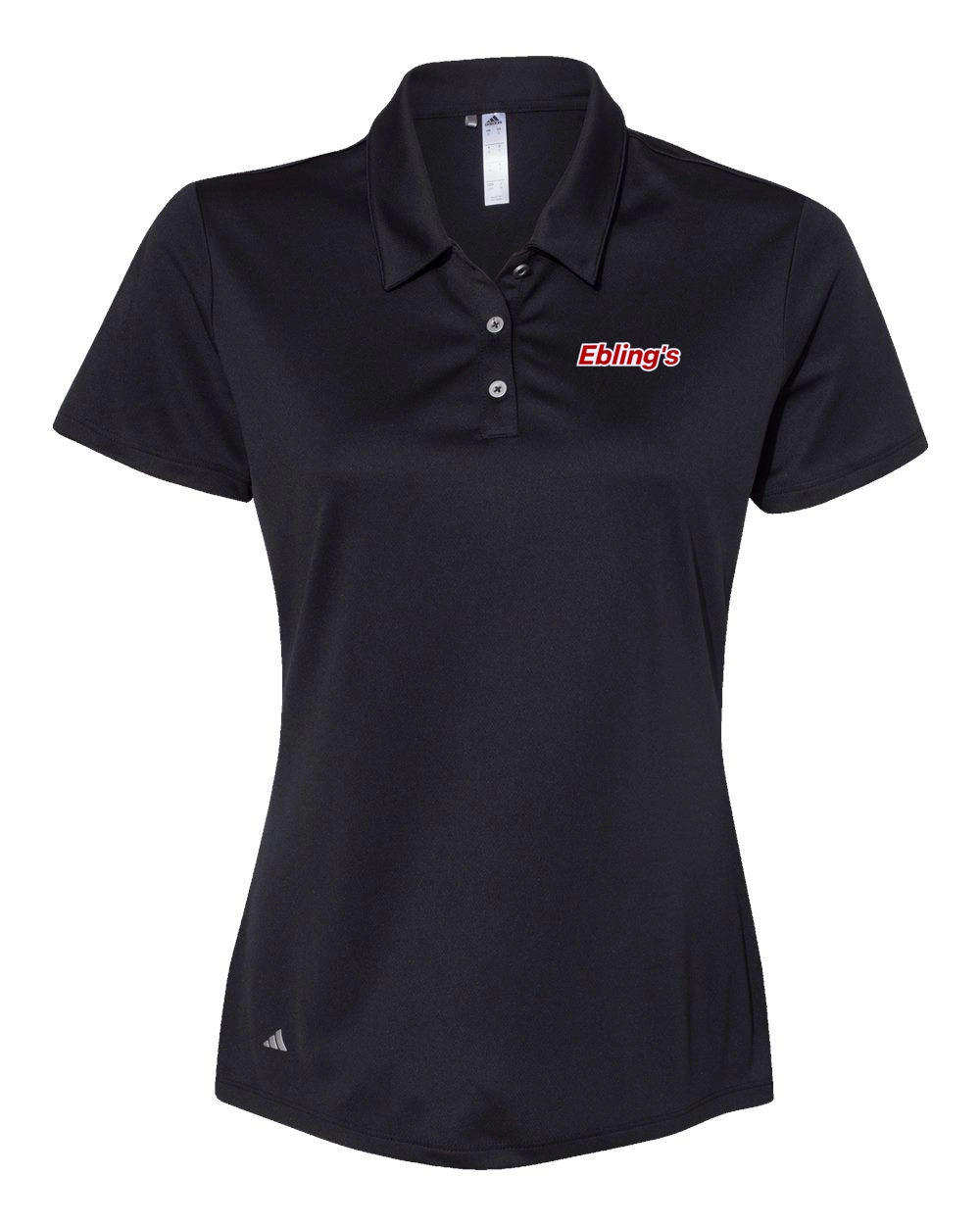 Variant Image for A231 - Adidas Women's Performance Polo - Ebling's - 2 Color - Red/White - Website Ebling's