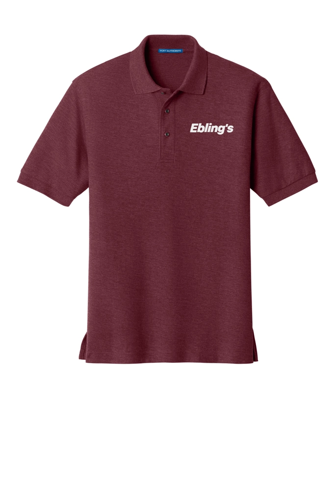 Variant Image for TLK500 - Port Authority® Tall Silk Touch™ Polo - Ebling's - 1 Color - White - Website Ebling's
