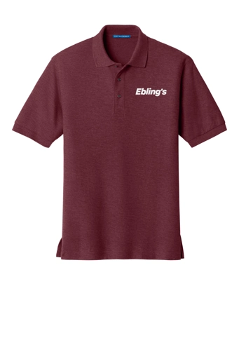 Variant Image for TLK500 - Port Authority® Tall Silk Touch™ Polo - Ebling's - 1 Color - White - Website Ebling's
