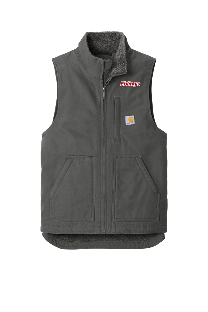 Variant Image for CT104277 - Carhartt® Sherpa-Lined Mock Neck Vest - Ebling's - 2 Color - Red/White - Website Ebling's