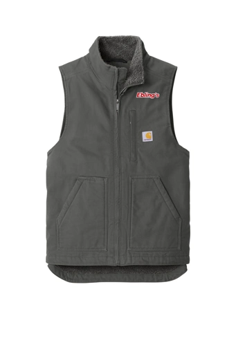 Variant Image for CT104277 - Carhartt® Sherpa-Lined Mock Neck Vest - Ebling's - 2 Color - Red/White - Website Ebling's