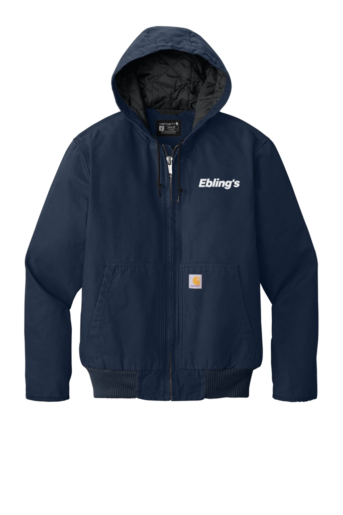 Variant Image for CT104050 Carhartt® Washed Duck Active Jacket - Ebling's - 1 Color - White - Website Ebling's
