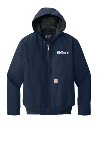 Variant Image for CT104050 Carhartt® Washed Duck Active Jacket - Ebling's - 1 Color - White - Website Ebling's