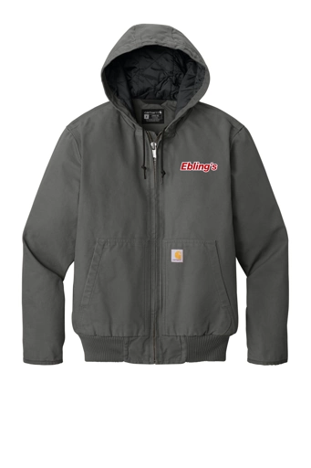 Variant Image for CT104050 Carhartt® Washed Duck Active Jacket - Ebling's - 2 Color - Red/White - Website Ebling's
