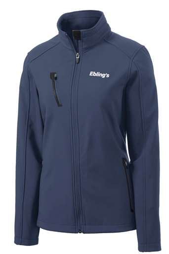 Variant Image for L324 - Port Authority® Women's Welded Soft Shell Jacket - Ebling's - 1 Color - White - Website Ebling's