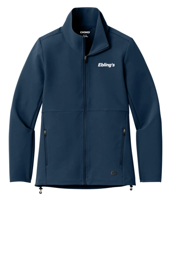 Variant Image for LOG740 - OGIO® Women’s Kinetic Soft Shell - Ebling's - 1 Color - White - Website Ebling's