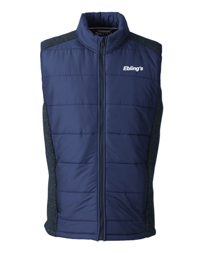 Variant Image for N17946 - Nautica Men's Harbor Puffer Vest - Ebling's - 1 Color - White - Website Ebling's