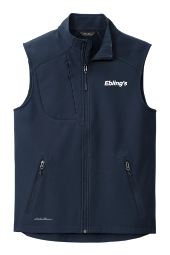 Variant Image for EB546 - Eddie Bauer® Stretch Soft Shell Vest - Ebling's - 1 Color - White - Website Ebling's