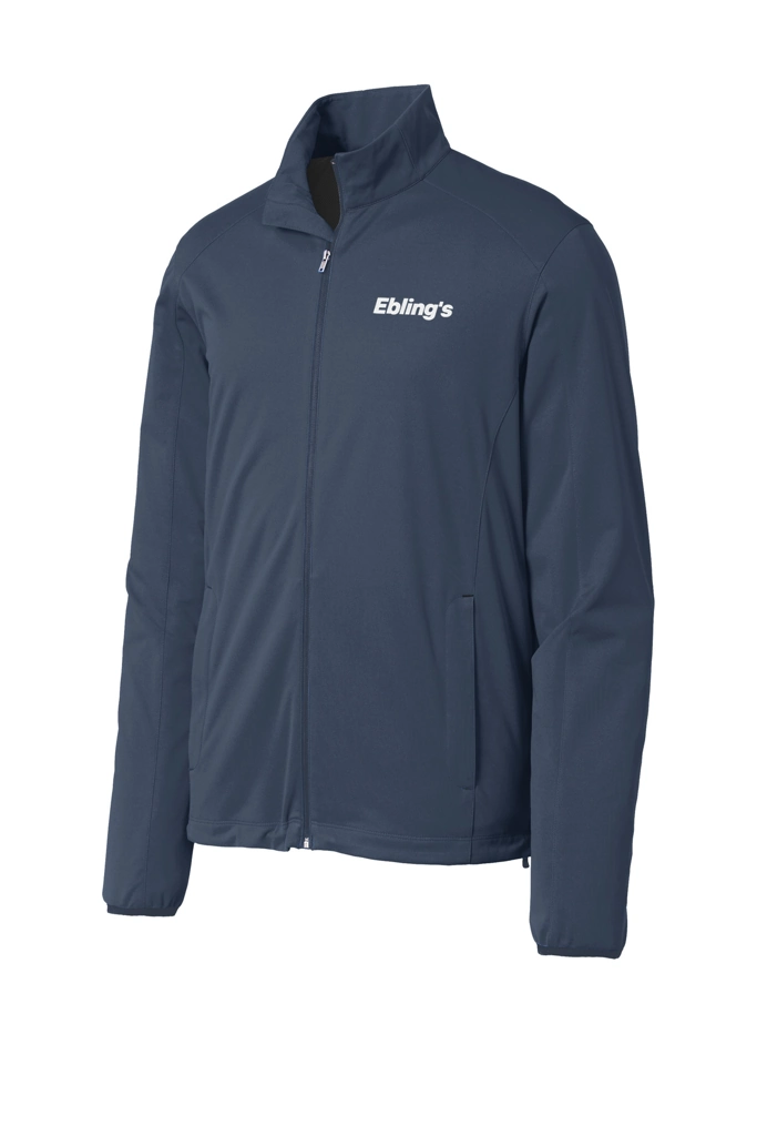 Variant Image for J717 - Port Authority® Active Soft Shell Jacket - Ebling's - 1 Color - White - Website Ebling's