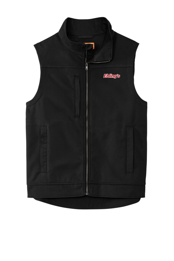 Variant Image for CSV60 - CornerStone® Duck Bonded Soft Shell Vest - Ebling's - 2 Color - Red/White - Website Ebling's