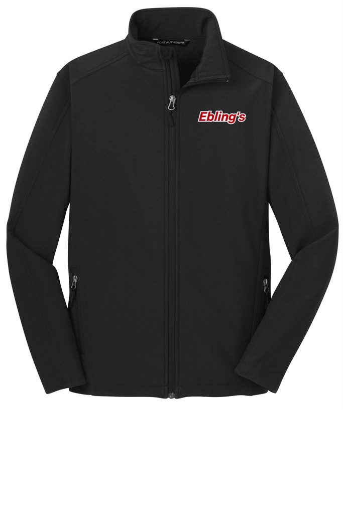 Variant Image for J317 - Port Authority® Core Soft Shell Jacket - Ebling's - 2 Color - Red/White - Website Ebling's