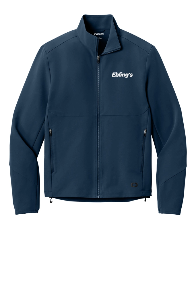Variant Image for OG740 - OGIO® Kinetic Soft Shell - Ebling's - 1 Color - White - Website Ebling's