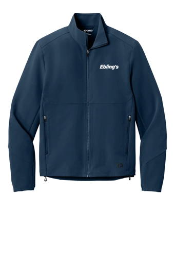 Variant Image for OG740 - OGIO® Kinetic Soft Shell - Ebling's - 1 Color - White - Website Ebling's