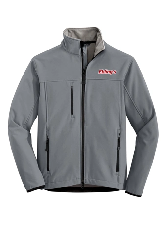 Variant Image for TLJ790 - Port Authority® Tall Glacier® Soft Shell Jacket - Ebling's - 2 Color - Red/White - Website Ebling's