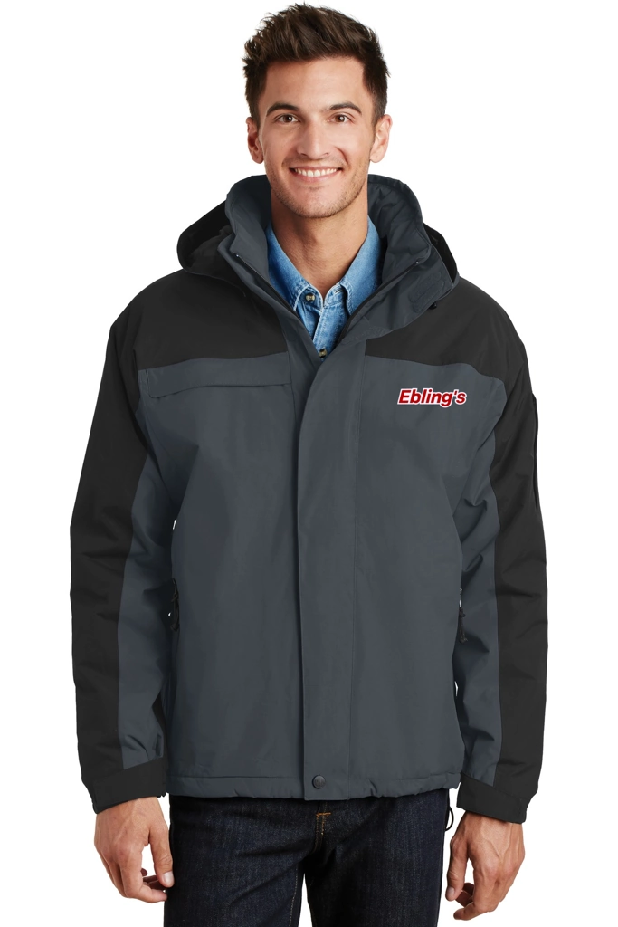 Variant Image for J792 - Port Authority® Nootka Jacket - Ebling's - 2 Color - Red/White - Website Ebling's