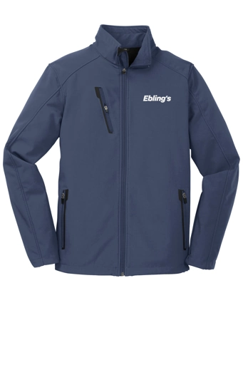 Variant Image for J324 - Port Authority® Welded Soft Shell Jacket - Ebling's - 1 Color - White - Website Ebling's