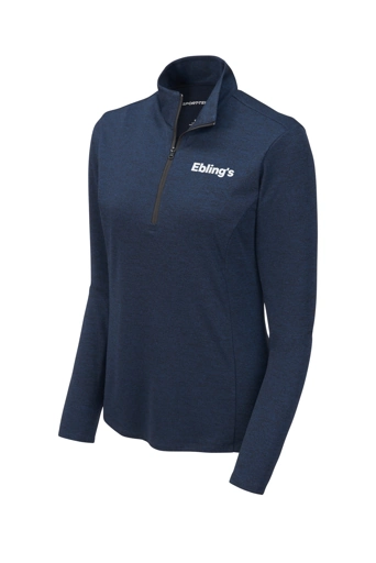 Variant Image for LST469 - Sport-Tek ® Women's Endeavor 1/2-Zip Pullover - Ebling's - 1 Color - White - Website Ebling's