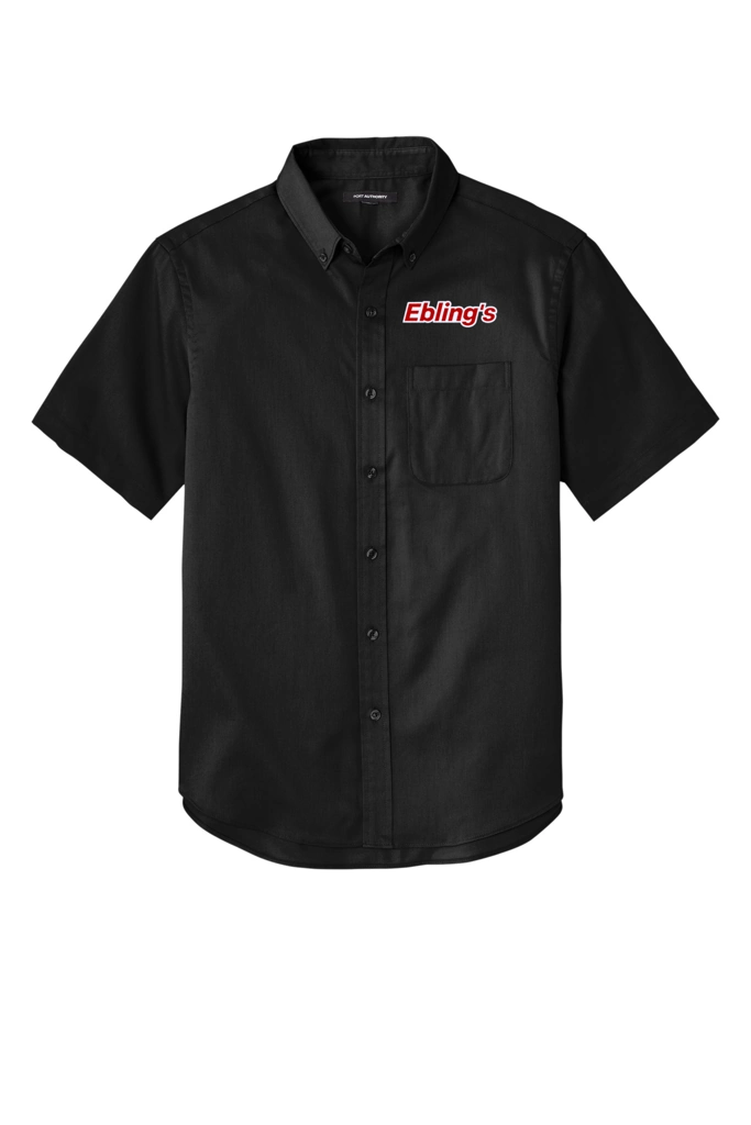 Variant Image for W809 - Port Authority® Short Sleeve SuperPro React™Twill Shirt - Ebling's - 2C - Red/White - Website Ebling's