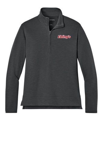 Variant Image for LK821 - Port Authority® Women’s Breakwater 1/4-Zip - Ebling's - 2C - Red/White - Website Ebling's