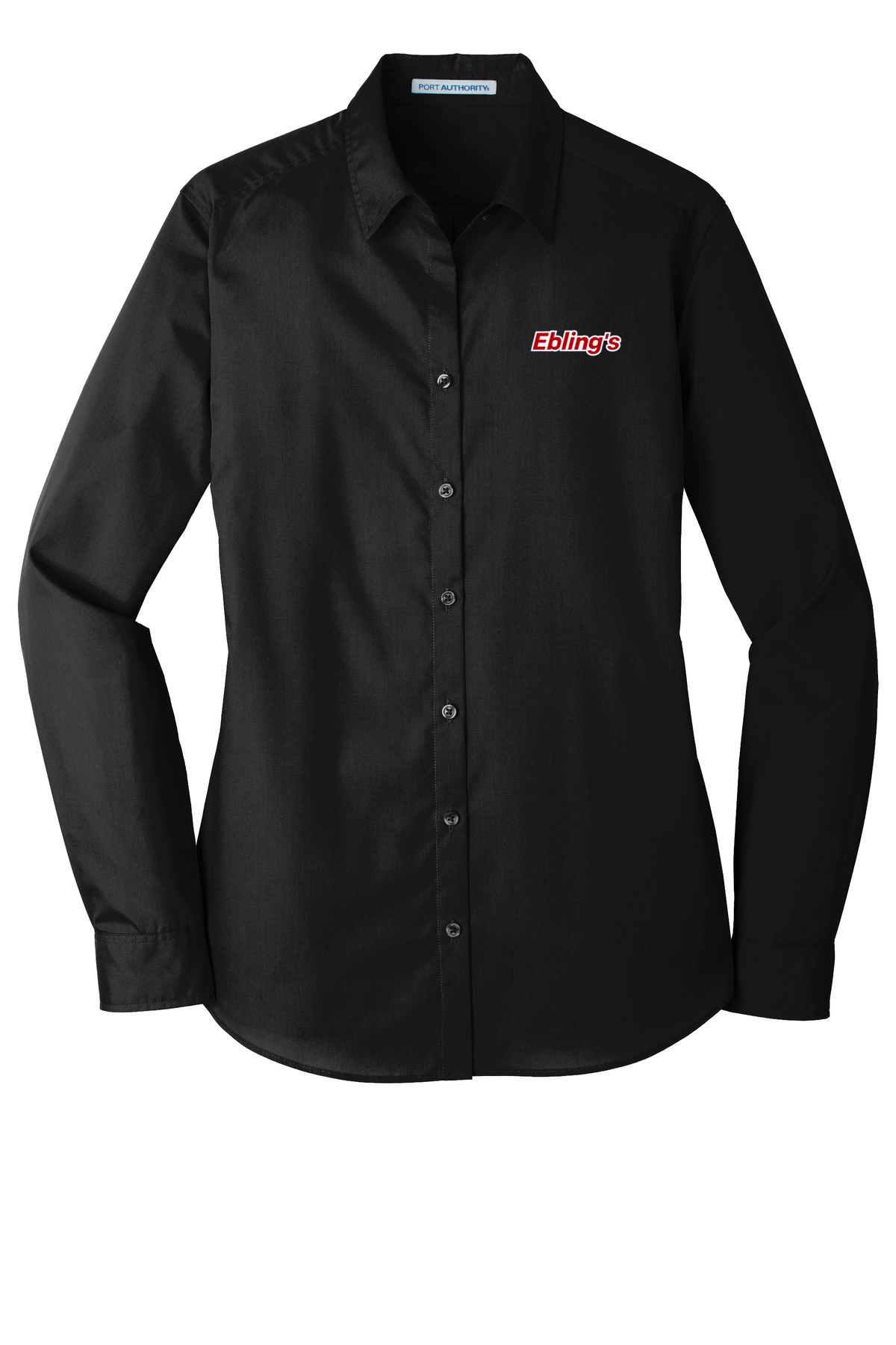 Variant Image for LW100 - Port Authority® Women's Long Sleeve Carefree Poplin Shirt - Ebling's - 3 Color - Website Ebling's