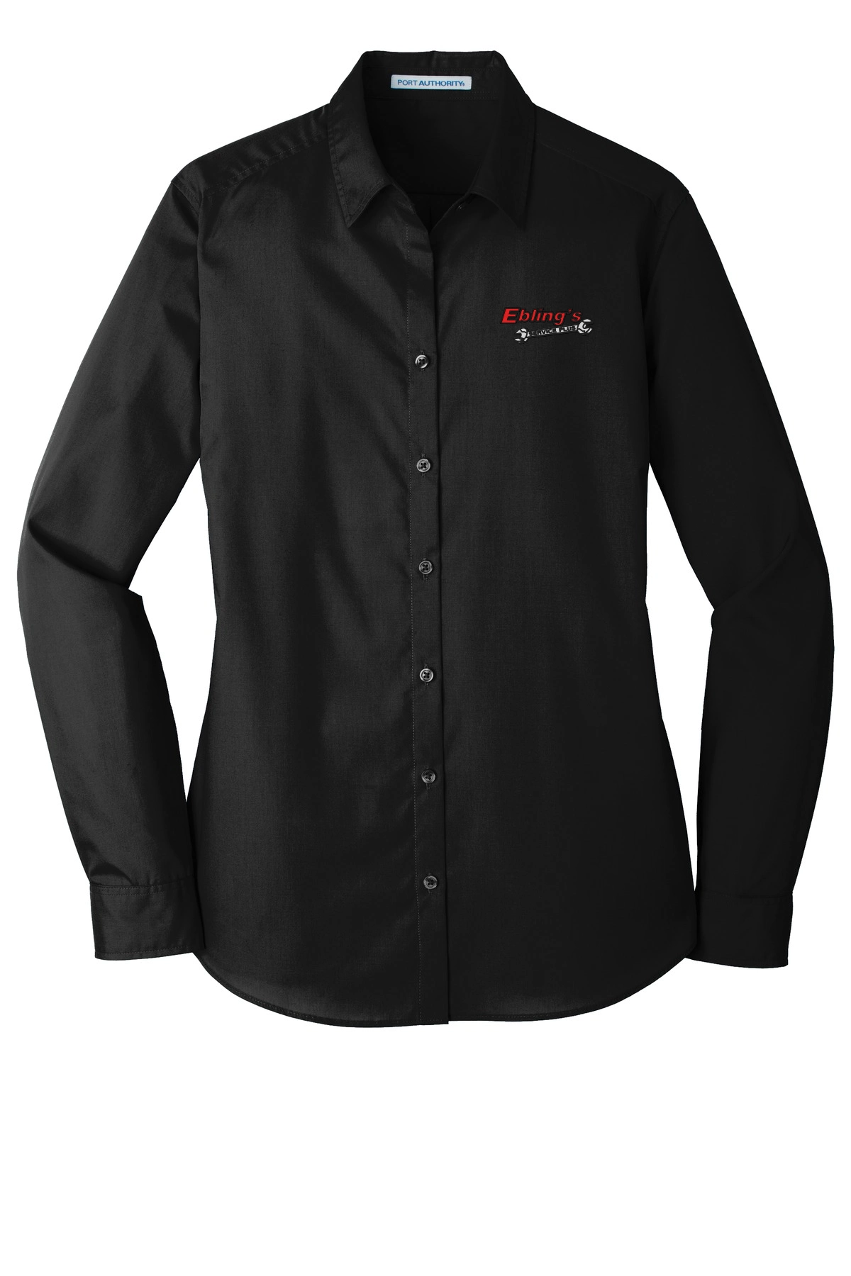 Variant Image for LW100 - Port Authority® Women's Long Sleeve Carefree Poplin Shirt - Ebling's - 3 Color - Website Ebling's