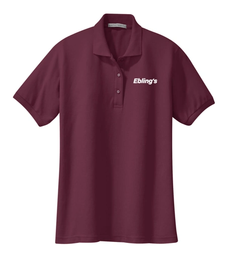 Variant Image for L500  - Port Authority® Women's Silk Touch™ Polo - Ebling's - 1 Color - Gray - Website Ebling's