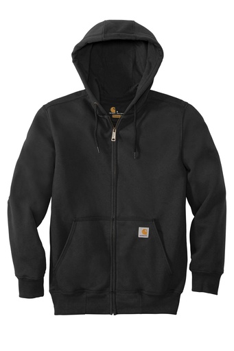 CT100614 - Carhartt® Rain Defender® Paxton Heavyweight Hooded Zip-Front Sweatshirt (S, Black)
