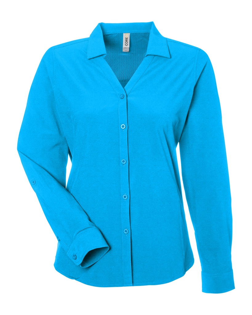CE510LW  - CORE365 Ladies' Ultra UVP® Long-Sleeve Marina Shirt