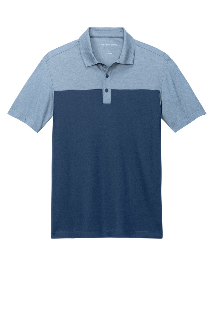 K831 - Port Authority® Fine Pique Blend Blocked Polo