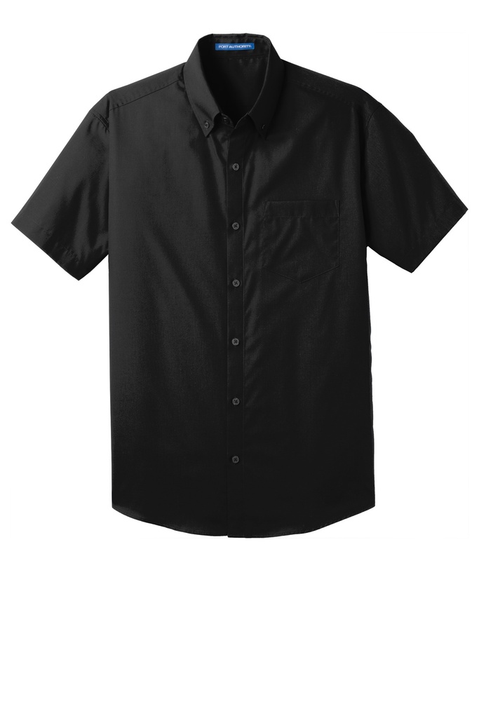 W101 - Port Authority® Short Sleeve Carefree Poplin Shirt