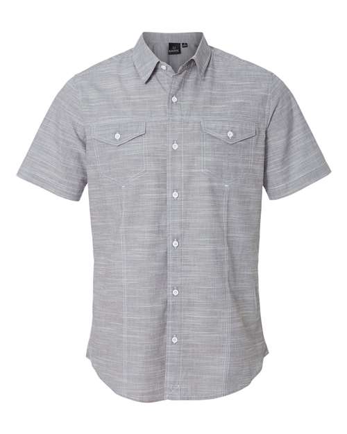 9247 - Burnside - Textured Solid Short Sleeve Shirt