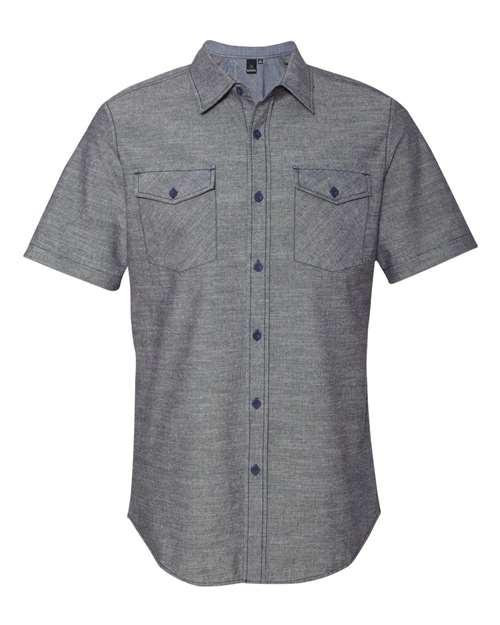 9255 - Burnside - Chambray Short Sleeve Shirt