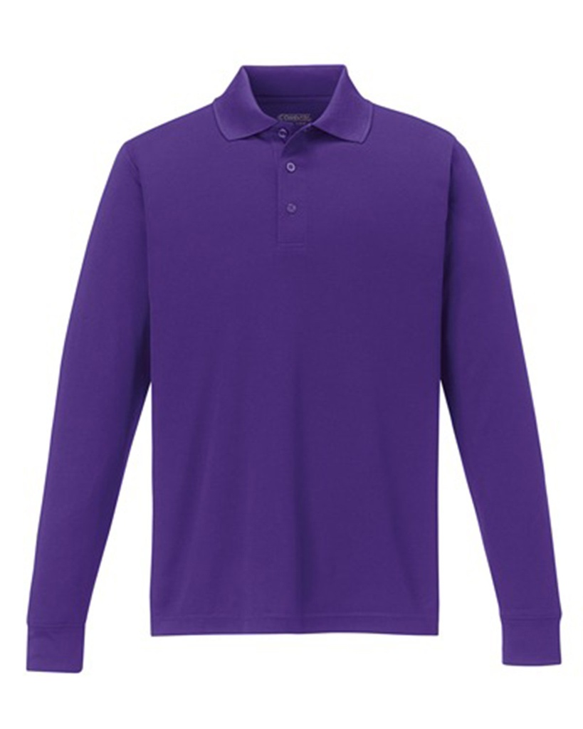 88192 - CORE365 Men's Pinnacle Performance Long-Sleeve Piqué Polo