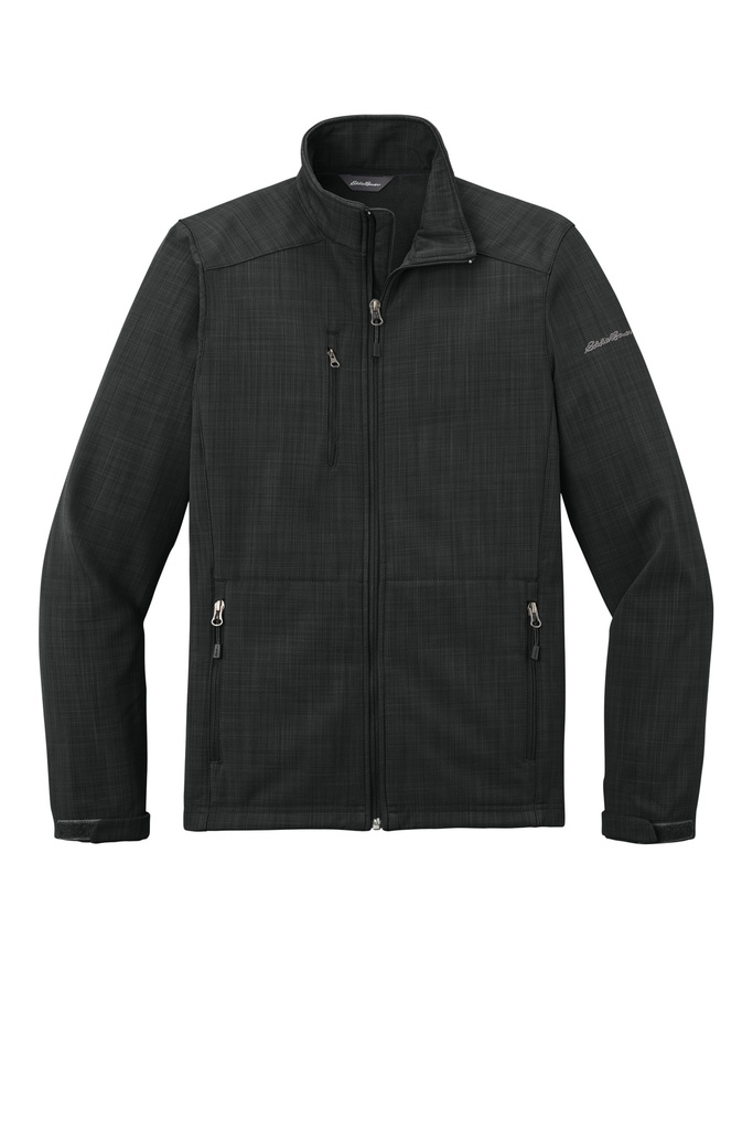 EB532 - Eddie Bauer® Shaded Crosshatch Soft Shell Jacket.