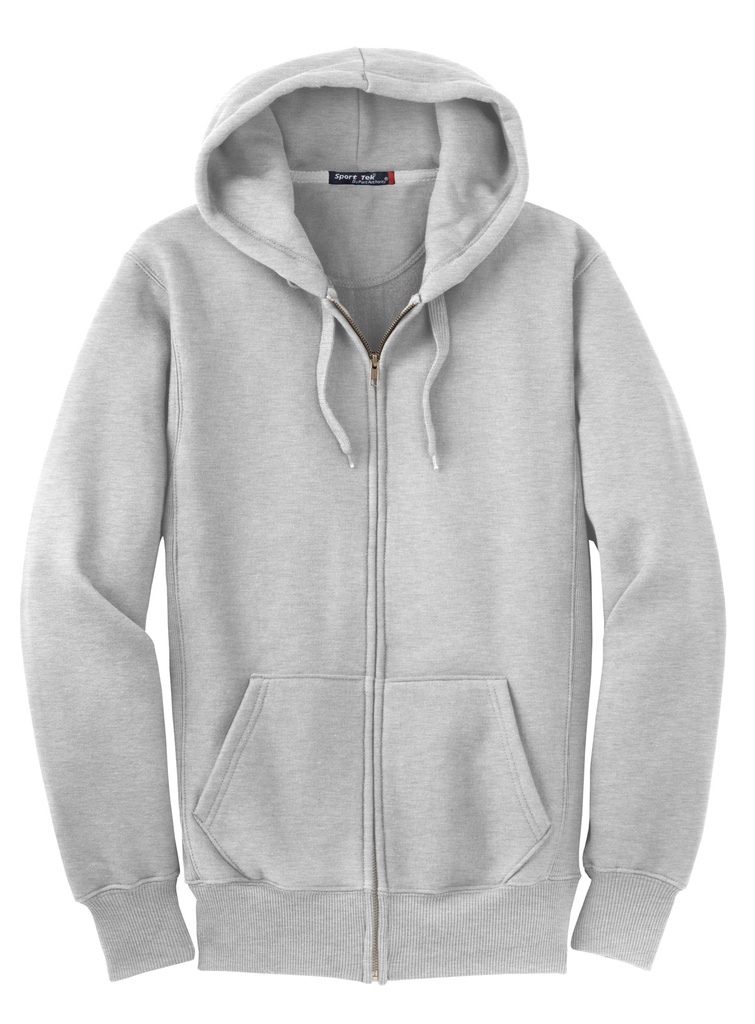 F282 - Sport-Tek® Super Heavyweight Full-Zip Hooded Sweatshirt.