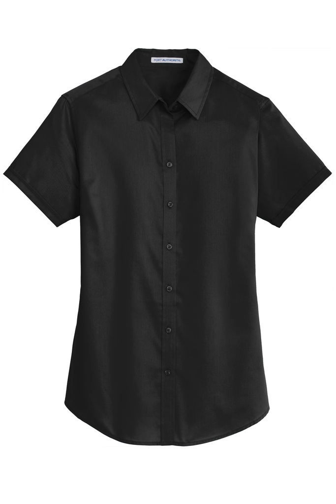 L664 - Port Authority® Women's Short Sleeve SuperPro™ Twill Shirt