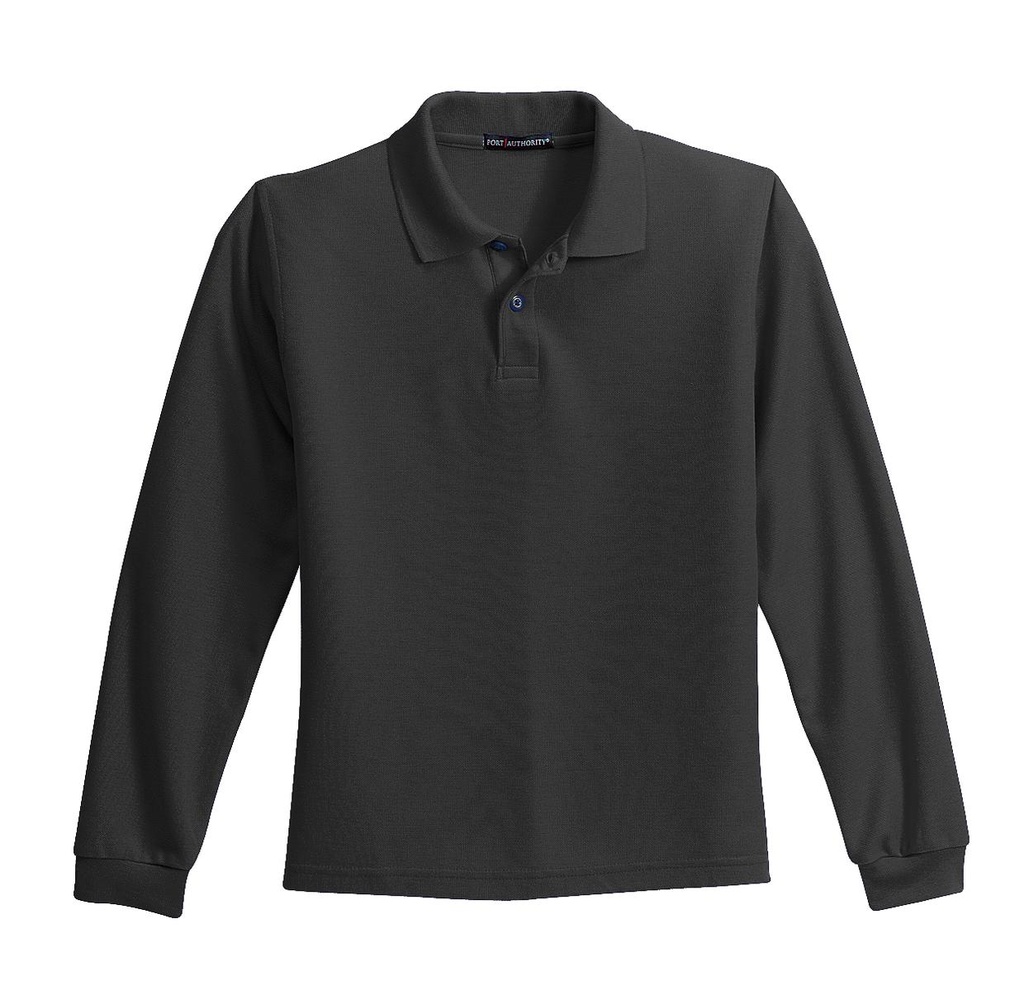 Y500LS - Port Authority® Youth Silk Touch™ Long Sleeve Polo