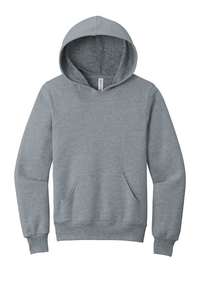 BC3719Y - BELLA+CANVAS ® Youth Sponge Fleece Pullover Hoodie