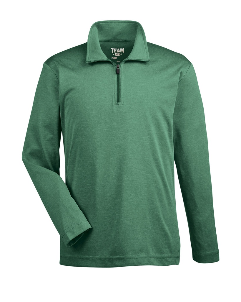 TT31HY - Team 365 Youth Zone Sonic Heather Performance Quarter-Zip